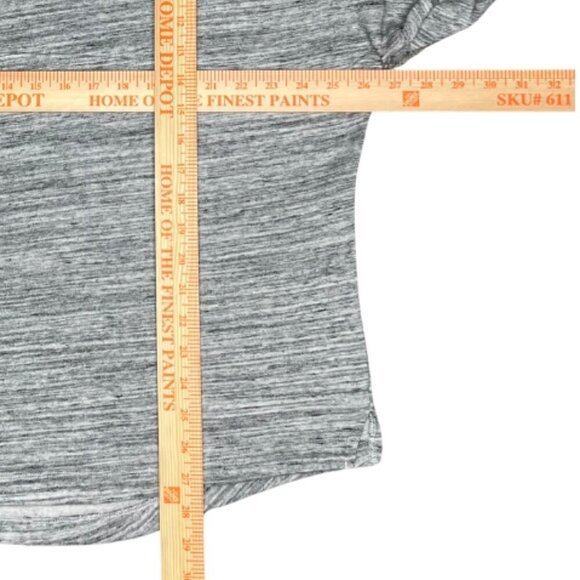 PINK Victoria's Secret Grey Bling Black Varsity Crew Sweatshirt Pullover Large - Picture 6 of 9